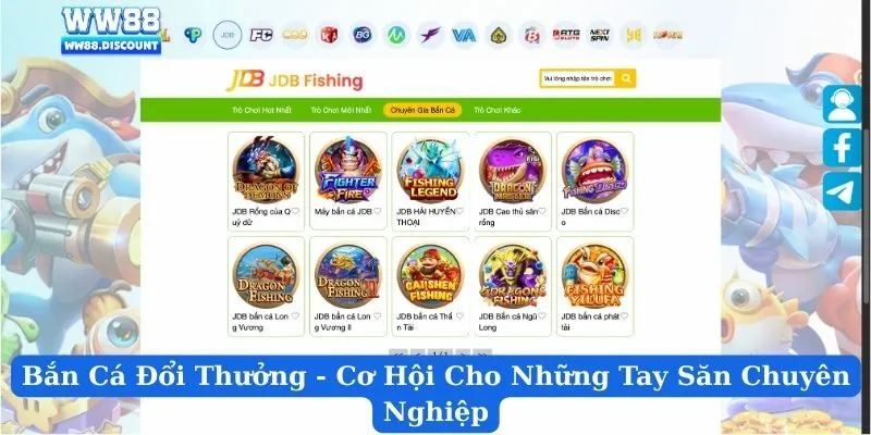 Bắn Cá Đổi Thưởng - Cơ Hội Cho Những Tay Săn Chuyên Nghiệp
