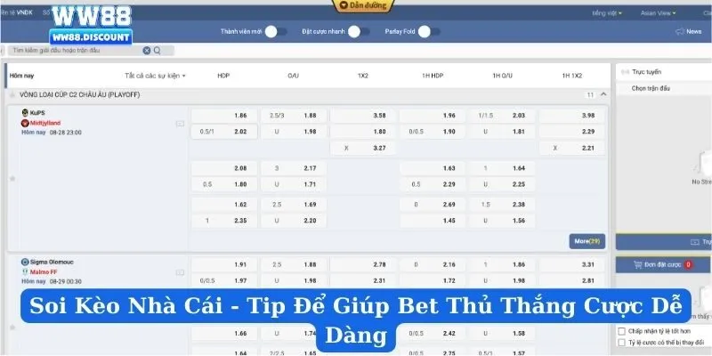 Soi Kèo Nhà Cái - Tip Để Giúp Bet Thủ Thắng Cược Dễ Dàng