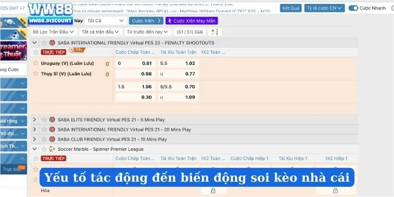 Yếu tố tác động đến biến động soi kèo nhà cái